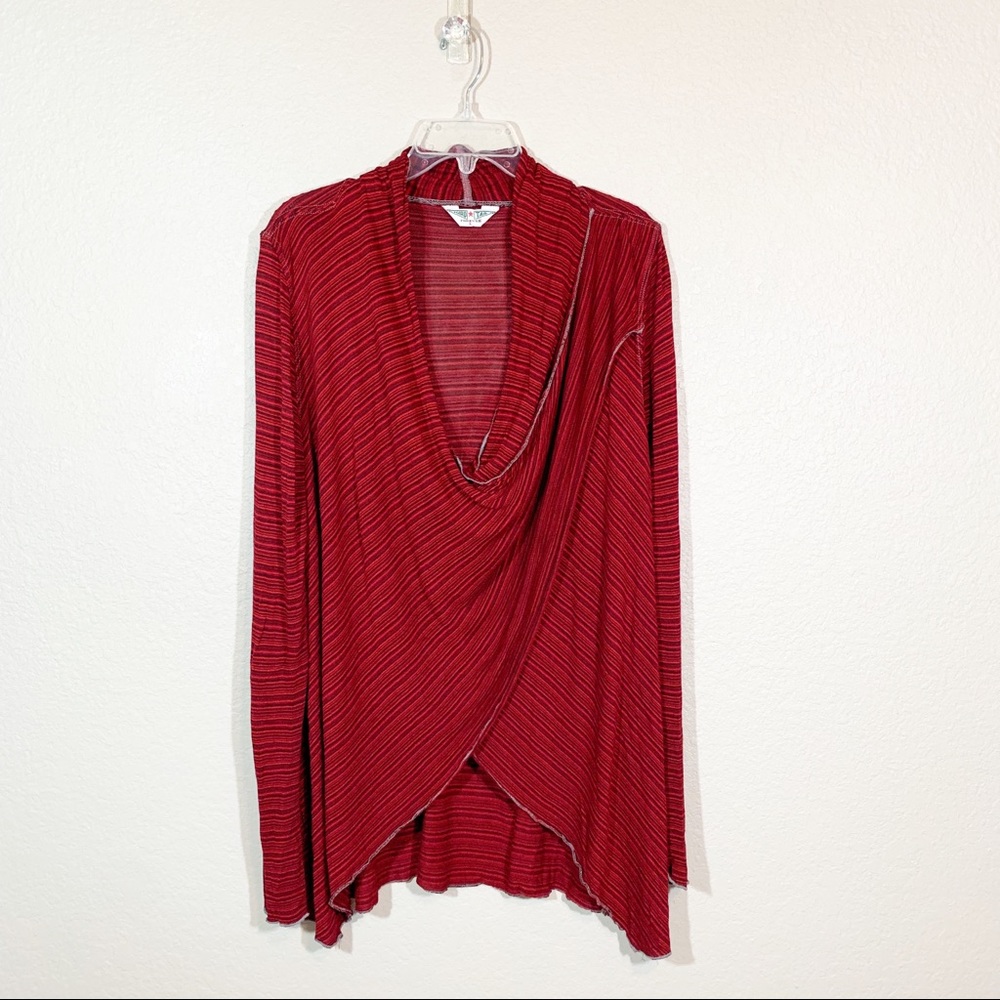 Hard Tail Forever Double Draped Wrap LS To…